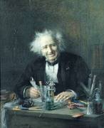 Portrait of Michel-Eugene Chevreul (Leon Auguste Tourny) - Muzeo.com