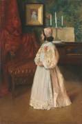 Portrait of My Daughter Alice (William Merritt Chase) - Muzeo.com