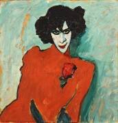 Portrait of the Dancer Alexander Sakharoff (1886-1963) (Alexej von Jawlensky) - Muzeo.com