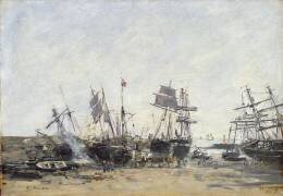 Portrieux (Eugène Boudin) - Muzeo.com