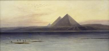 Pyramids of Gizeh (Edward Lear) - Muzeo.com
