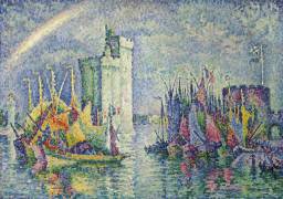 Rainbow at the Port of La Rochelle (Paul Signac) - Muzeo.com