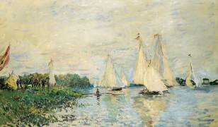 Regatta at Argenteuil (Claude Monet) - Muzeo.com