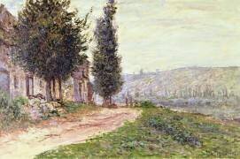 Riverbank at Lavacourt (Claude Monet) - Muzeo.com