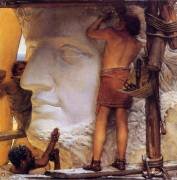 Roman Sculptors (Lawrence Alma-Tadema) - Muzeo.com
