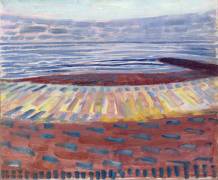 Sea after Sunset (Piet Mondrian) - Muzeo.com