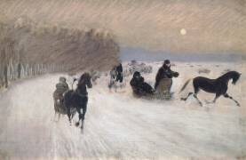 Sleigh Ride (Giuseppe de Nittis) - Muzeo.com
