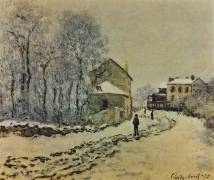 Snow in Argenteuil (Claude Monet) - Muzeo.com