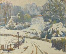 Snow in Meudon (Alexandre Altmann) - Muzeo.com
