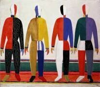 Sportsmen (Kazimir Malevitch) - Muzeo.com