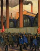 Strike (Boris Mikhailovich Kustodiev) - Muzeo.com