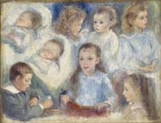 Studies of Heads (Auguste Renoir) - Muzeo.com