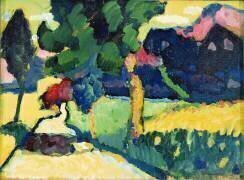 Summer Landscape (Wassily Kandinsky) - Muzeo.com