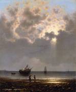 Sun Breaking through the Clouds (Martin Johnson Heade) - Muzeo.com