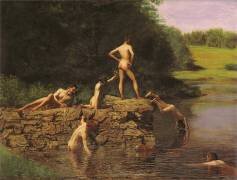 Swimming Hole (Thomas Eakins) - Muzeo.com