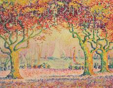 The Alleys, Cannes (Paul Signac) - Muzeo.com