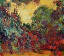 The Artist's House from the Rose Garden (Claude Monet) - Muzeo.com