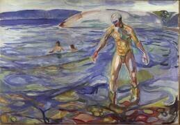 The Bather (Edvard Munch) - Muzeo.com