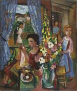 The blue window (Charles Walch) - Muzeo.com