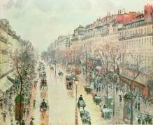 The Boulevard Montmartre (Camille Pissarro) - Muzeo.com