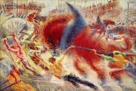 The city rises (Umberto Boccioni) - Muzeo.com