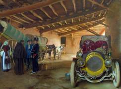 The Coach House par Casas (Ramon Casas i Carbo) - Muzeo.com