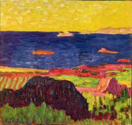 The coast near Calentec (Alexej von Jawlensky) - Muzeo.com