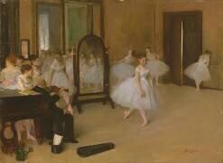 The Dancing Class (Edgar Degas) - Muzeo.com