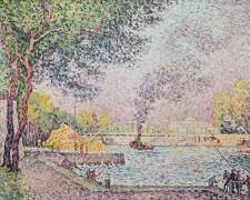 The Debilly Footbridge (Paul Signac) - Muzeo.com