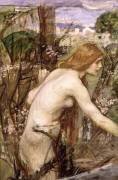 The Flower Picker (John William Waterhouse) - Muzeo.com