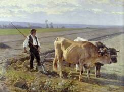 The Furrow (Edouard Debat-Ponsan) - Muzeo.com