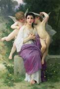 The Heart's Awakening (William Bouguereau) - Muzeo.com