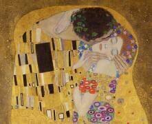 The Kiss (detail) (Gustav Klimt) - Muzeo.com