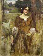 The Lady Clare (John William Waterhouse) - Muzeo.com