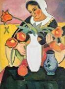 The Lute Player (August Macke) - Muzeo.com