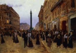 The Peace Street (Jean Béraud) - Muzeo.com