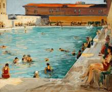 The Peoples' Pool (John Lavery) - Muzeo.com