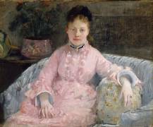 The Pink Dress (Berthe Morisot) - Muzeo.com