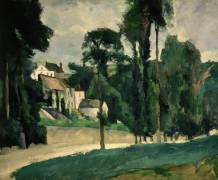The Road at Pontoise (Paul Cézanne) - Muzeo.com