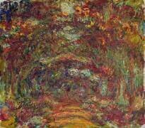The Rose Path (Claude Monet) - Muzeo.com