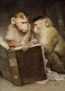 The scholars (Gabriel von Max) - Muzeo.com