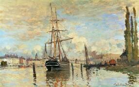 The Seine at Rouen (Claude Monet) - Muzeo.com
