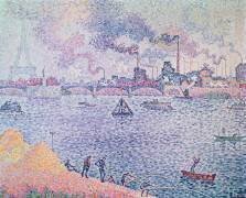 The Seine, Grenelle (Paul Signac) - Muzeo.com
