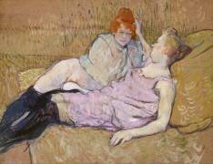 The Sofa (Henri de Toulouse-Lautrec) - Muzeo.com