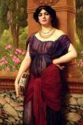 The Tambourine Player (John William Godward) - Muzeo.com
