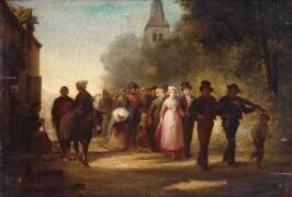 The Village Marriage (Charles Marie Lhuillier) - Muzeo.com