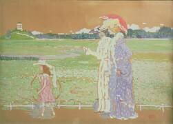 The Walk (Wassily Kandinsky) - Muzeo.com