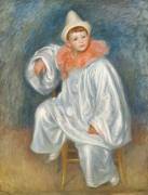 The White Pierrot (Auguste Renoir) - Muzeo.com