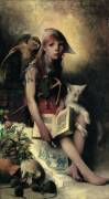The Witch's Daughter (Carl Larsson) - Muzeo.com