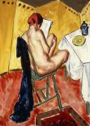 The Yellow Screen (Alfred Henry Maurer) - Muzeo.com